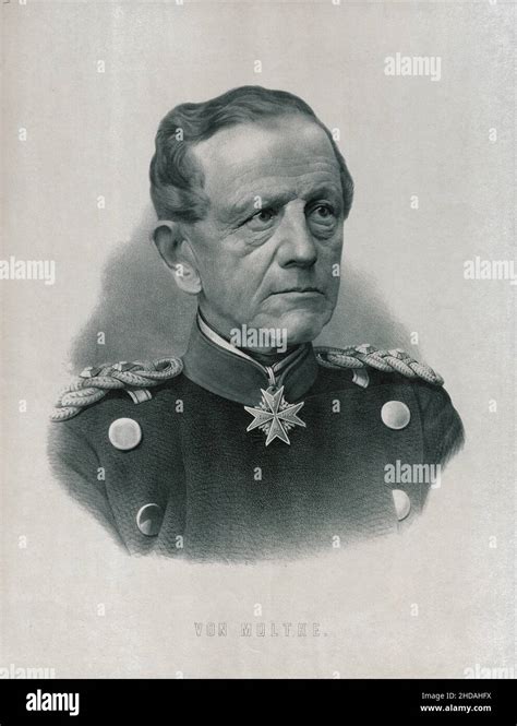 Portrait Of Helmuth Von Moltke The Elder Helmuth Karl Bernhard