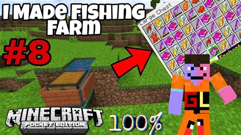 Easiest Fish Farm In Minecraft Bedrock Treasure Minecraft