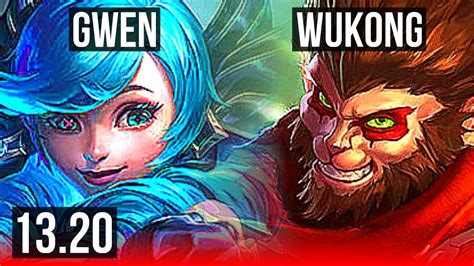 Gwen Vs Wukong Top Solo Kills Winrate Legendary Na