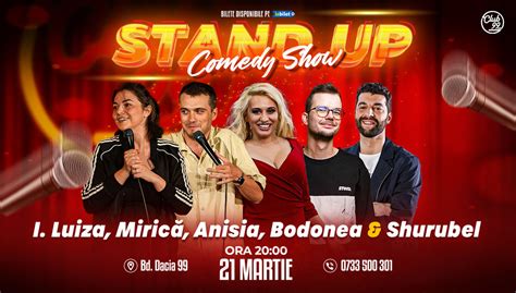 Bilete Stand Up Comedy Cu Ioana Luiza Miric Anisia Bodonea