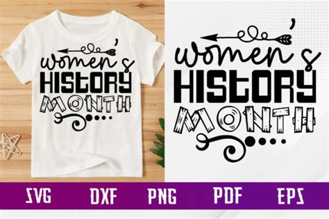 Womens History Month Svg Design Graphic By Binasvgbundle Creative