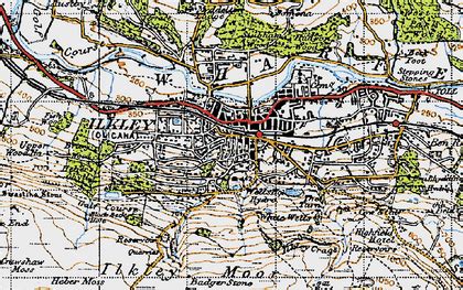 Old Maps Of Ilkley