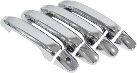 Newyall Set Of 4 Front Rear Left Driver And Right Passenger Side Abs Plastic Chrome