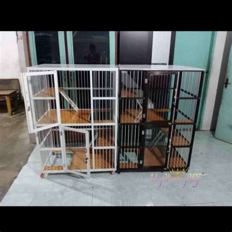 Jual Rumah Hewan Minimalis Pintu Kandang Kucing Bahan Alumunium Di