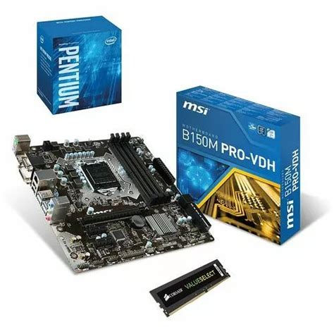 Kit d évolution Intel Pentium G4500 3 5 GHz MSI B150M PRO VDH 4