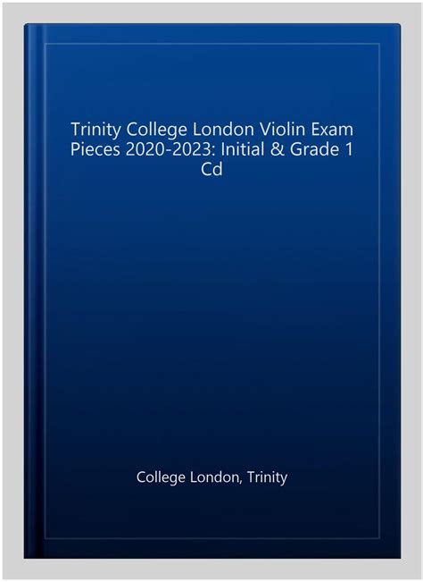 Trinity College London Violin Exam Pieces 2020 2023 Initial And Grade 1