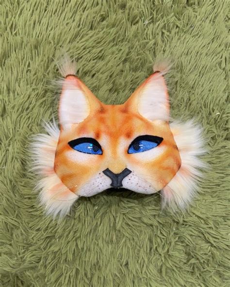 Therian Cat Mask Quadrobics Mask Maincoon Mask Therian Mask Furry