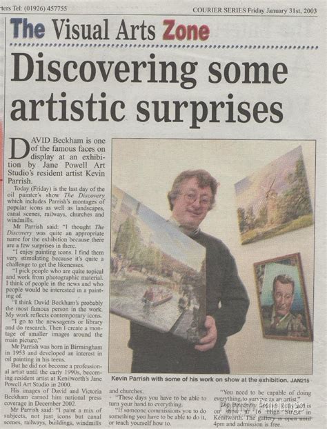 Leamington Spa Courier Newspaper UK | Parrish Paintings