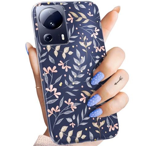 Etui Do Xiaomi 13 Lite Civi 2 Wzory Floral Botanika Bukiety Obudowa