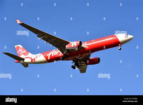 Airbus A330 300 9m Xxs Of Air Asia X On Approach To Perth Airport