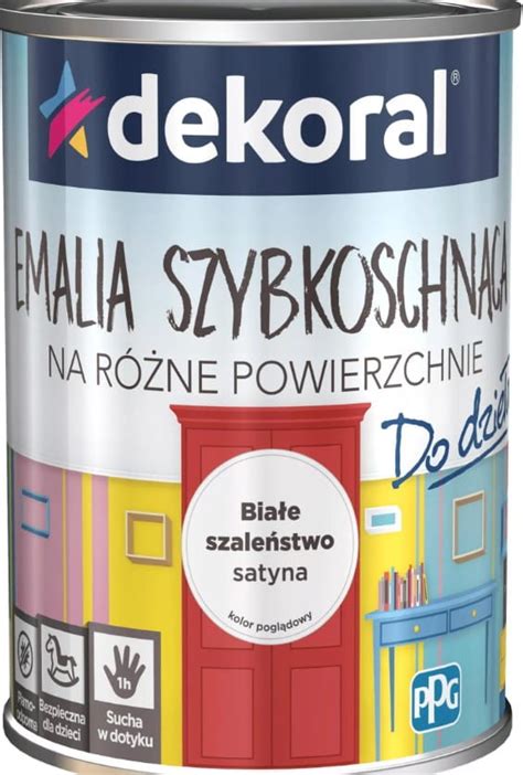 Emalia Akrylowa Dekoral Akrylux białe szaleństwo 10l CEWWUABIAL10