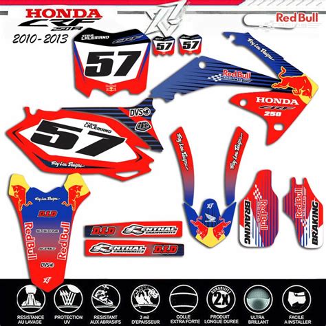 Kit D Co Honda Crf Redbull Racing Decografix Couleur