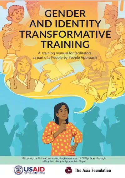 Gender And Identity Transformative Training Manual The Asia Foundation