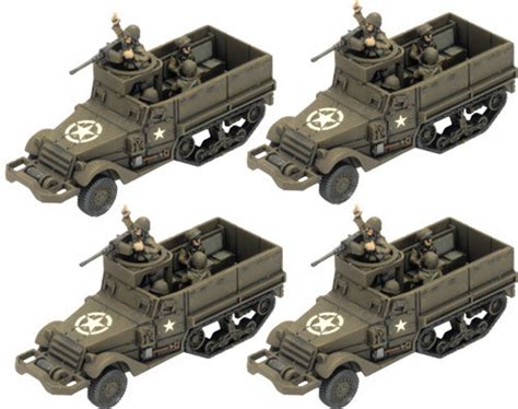 Flames Of War M3 Halftrack Transport Platoon At Mighty Ape NZ