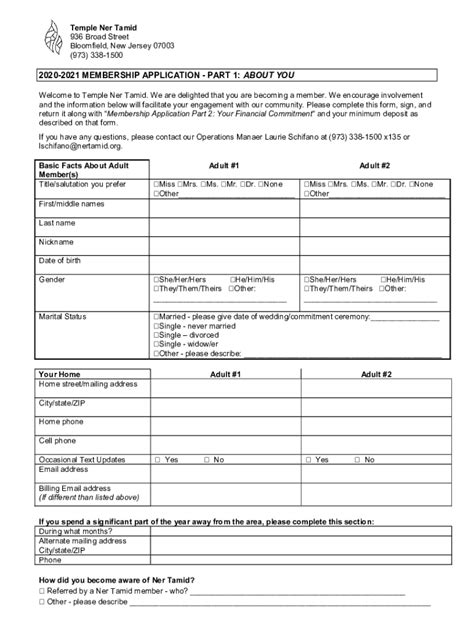 Fillable Online TNT Membership Application 2021 2022 Form Fax Email