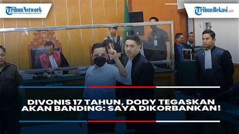 Menggebu Gebu Usai Dapat Vonis Tahun Dody Prawiranegara Tegaskan