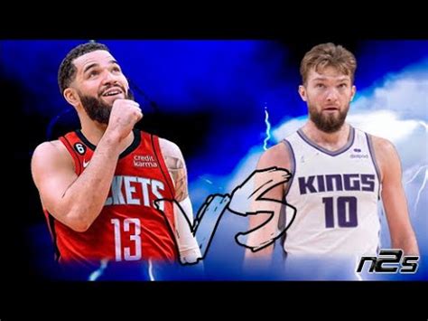 FRED Vanvleet Vs DOMANTAS Sabonis ROCKETS VS KINGS NBA 2K23 YouTube