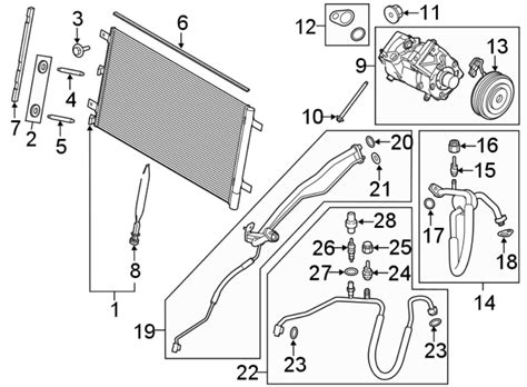 Ford F Air Conditioning A C Refrigerant Suction Hose Return Hose