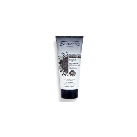 Masque D Tox Evoluderm Au Charbon V G Tal Actif