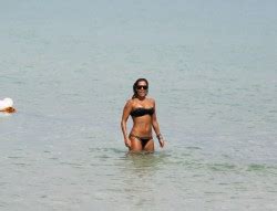 Sylvie Van Der Vaart Another Bikini Another Day On A Beach In Miami