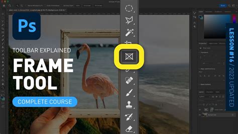 Frame Tool Toolbar Explained And Demonstrated Photoshop Tutorial For