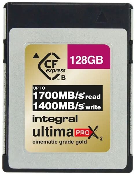 Integral UltimaPro X2 Cinematic Gold CFexpress Type B A 149 93 Oggi