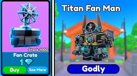 Omg Opened Fan Crates And Got Titan Fan Man New Godly