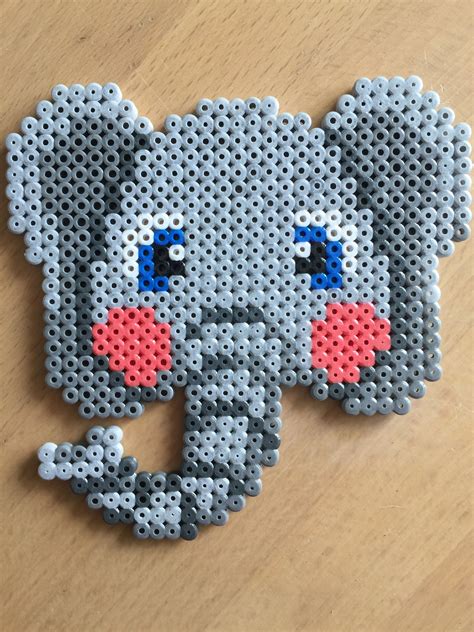 Elefant Diy Perler Bead Crafts Easy Perler Beads Ideas Hama Beads