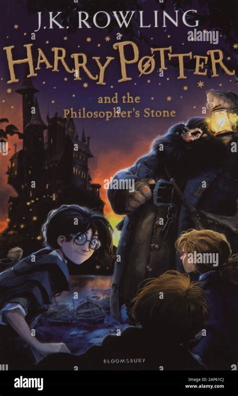 Harry Potter And The Philosophers Stone Book Cover Bloomsbury