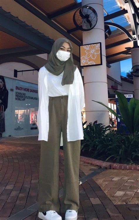 Ootdkorea Shopee Adl Kullan C N N Ootd Outfit Hijab Panosundaki Pin