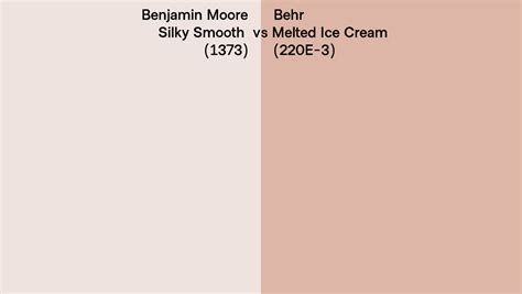 Benjamin Moore Silky Smooth 1373 Vs Behr Melted Ice Cream 220E 3