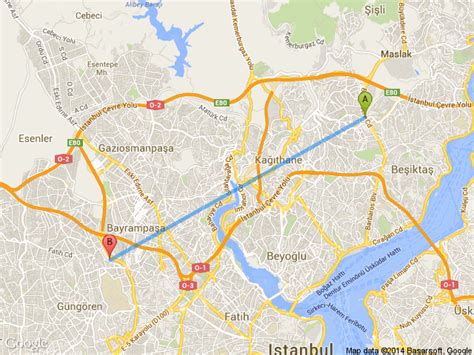 Emniyet Evleri Sitesi Stanbul Levent Metro Aras Mesafe Emniyet