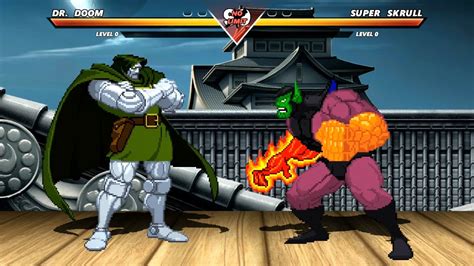 DR DOOM Vs SUPER SKRULL Highest Level Awesome Fight YouTube