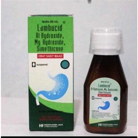 Jual Lambucid Sirup 60ML Meredakan Asam Lambung Dan Maag Shopee