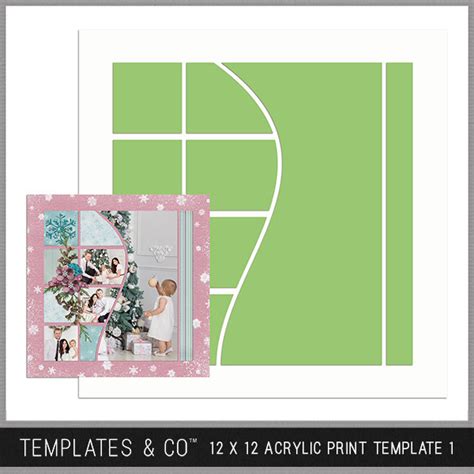 acrylic print template  digital art
