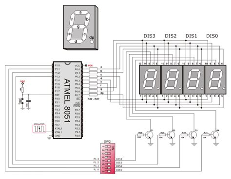 Counter Circuit With Segment Display