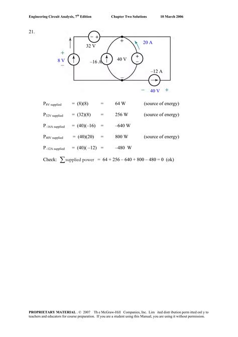 Solucionario De An Lisis De Circuitos En Ingenier A Ma Edicion Hayt