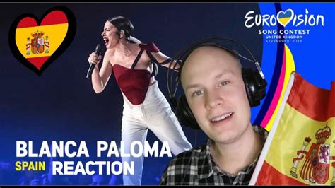 Swedish Guy Reacts To Blanca Paloma Eaea Eurovision Song Contest