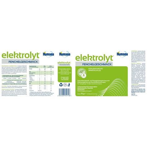 Humana Elektrolyt Fenchel von Geburt an - Jetzt online kaufen