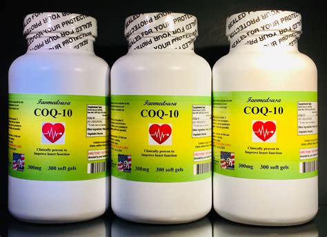 Coq 10 Coq10 Co Q10 Co Enzyme 300mg Anti Oxidant 300 Soft Gels