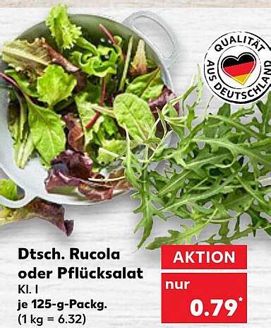 Rucola Oder Pfl Cksalat Angebot Bei Kaufland Prospekte De