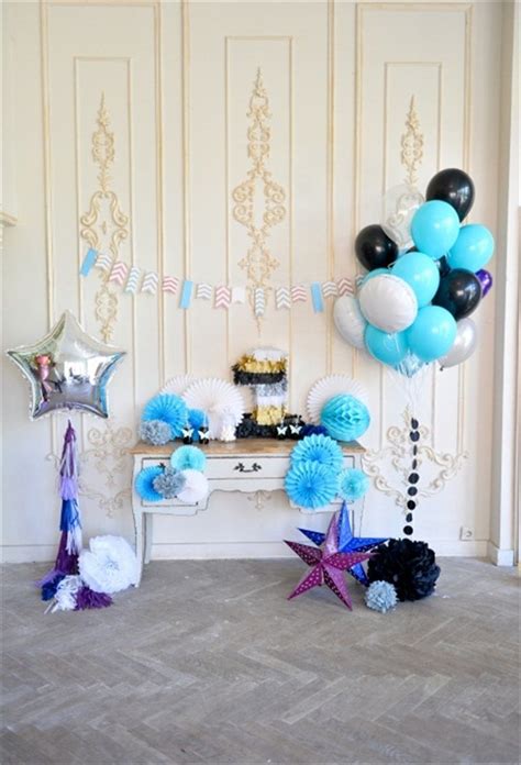 Hellodecor X Ft St Birthday Backdrop Balloon Paper Fan Photography