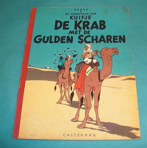 Kuifje De Krab Met De Gulden Scharen Sc Met Linnen Rug