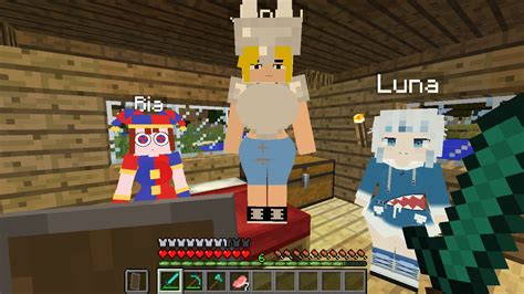 Jenny Mod 2 Fapcraft Custom Skins Pomni Fionna and Gawr Gura - Minecraft Fan Art (45292188 ...