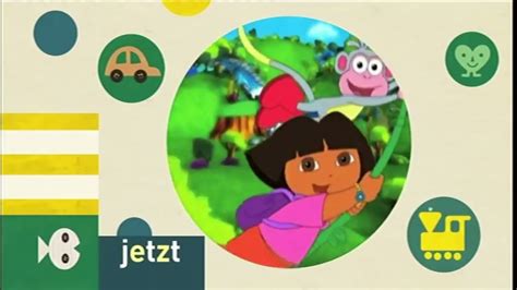 Nick Jr, Dora The Explorer, Bumpers, Junior, Pie Chart, Germany, Deutsch