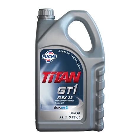 FUCHS TITAN GT1 FLEX 23 SAE 5W30 Engine Oil 5 Liter 5W305LITERF By