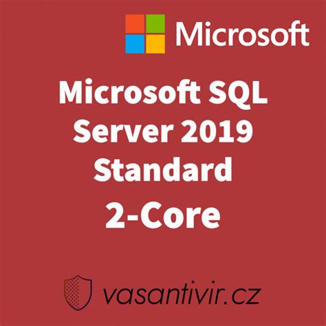 Microsoft Sql Server 2019 Standard 2 Core Nová