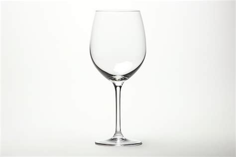 Premium Ai Image A Clear Wine Glass With A Stem