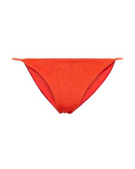 JADE Swim Bare Minimum Terry Bikini Bottoms In Red Lyst UK