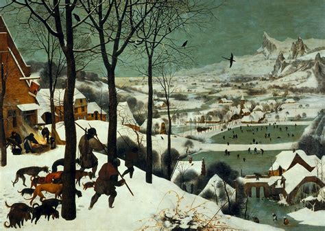 Hunters In The Snow Painting